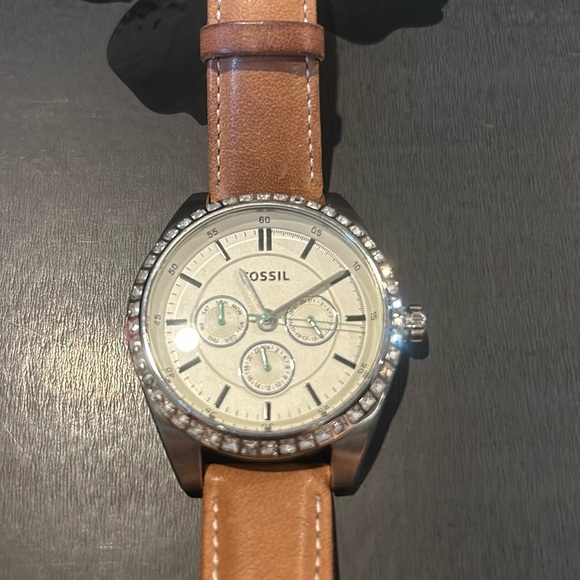 Fossil watch with original tin box - Picture 2 of 7